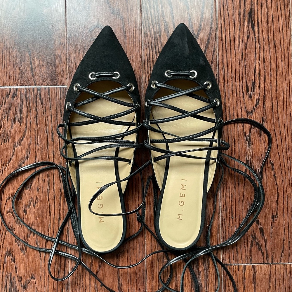 M.Gemi Lace Up Flats